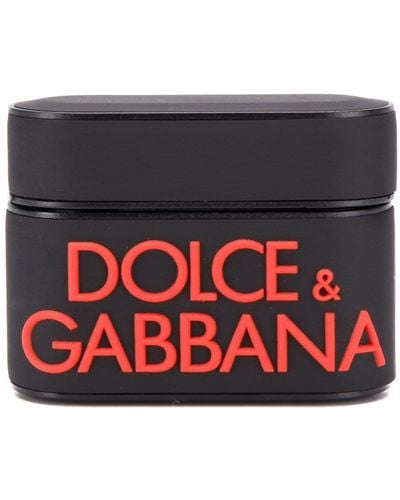 Dolce & Gabbana Logo Earpods Case - Black