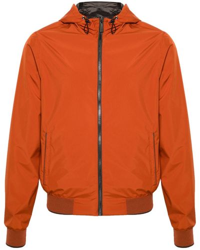 Moorer Dennys-stp Reversible Jacket - Orange