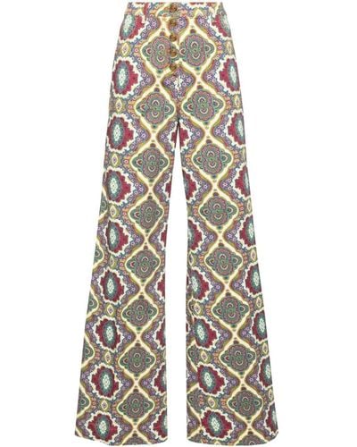 Etro High-rise Flared Jeans - White