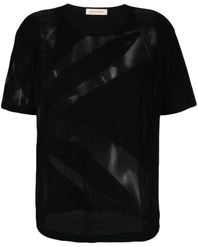 Gentry Portofino T-shirt Met Logoprint - Zwart