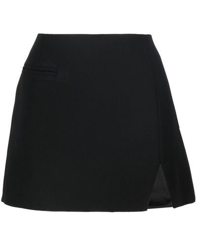 Manning Cartell Front-slit Mini Skirt - Black