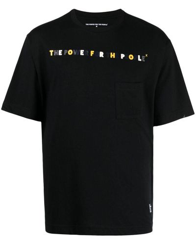 The Power for the People Camiseta con logo estampado - Negro