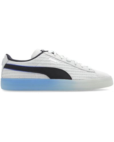 PUMA X Playstation Suede Debossed Trainers - White