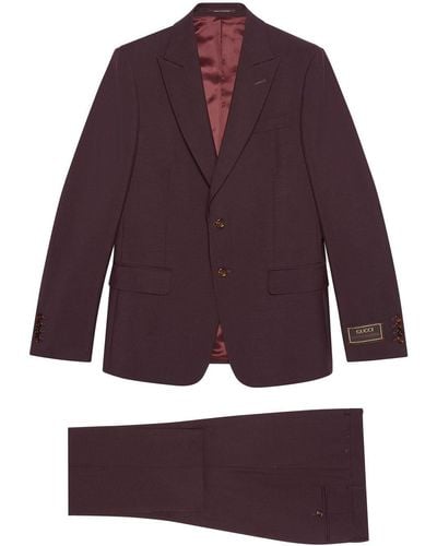 Gucci Two-piece Tailored Suit - Purple