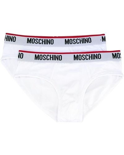Moschino Set mit zwei Slips - Weiß