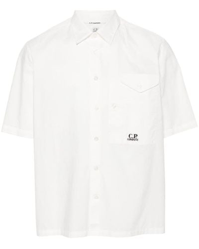 C.P. Company ロゴ シャツ - ホワイト
