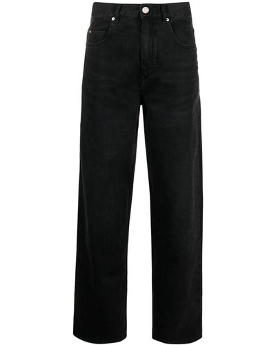 Isabel Marant Joanny Jeans mit hohem Bund - Schwarz