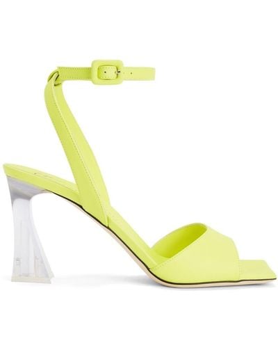 Giuseppe Zanotti Clear-heel Sandals - Yellow