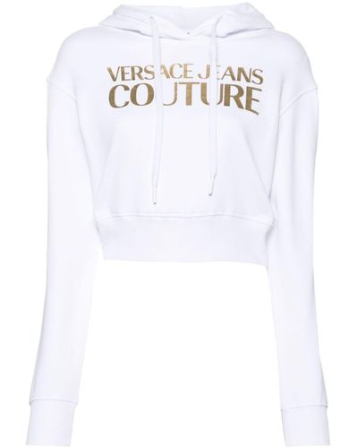 Versace Jeans Couture クロップド パーカー - ホワイト