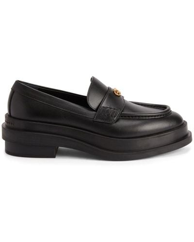 Giuseppe Zanotti Malick Zali Leather Loafers - Black