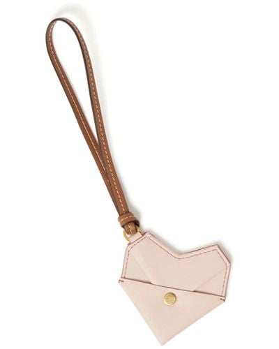 Stella McCartney Origami Heart Schlüsselanhänger - Weiß