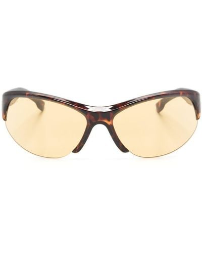 BOSS Oval-frame Sunglasses - Natural
