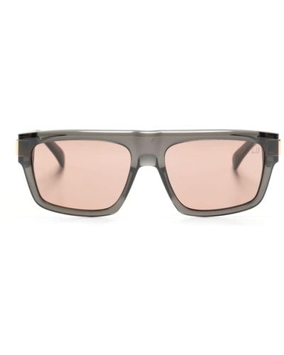 Dunhill Tinted-lenses Rectangle-frame Sunglasses - Pink