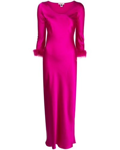 Gilda & Pearl Zijden Maxi-jurk - Roze