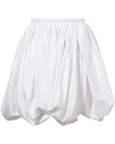 Proenza Schouler Drawstring-waist Full Skirt - White