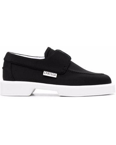 Le Silla Yacht Two-tone Loafers - Black