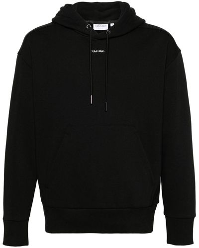 Calvin Klein Logo-print Sweatshirt - Black