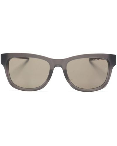 Dita Eyewear Rectangle-frame Tonal Sunglasses - Grey