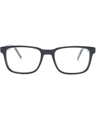 Tommy Hilfiger スクエア眼鏡フレーム - ブルー