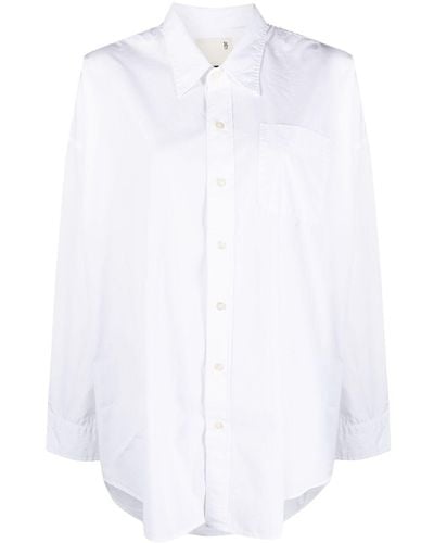 R13 Patch-pocket Shirt - White