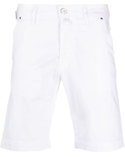 Jacob Cohen Logo-patch Bermuda Shorts - White