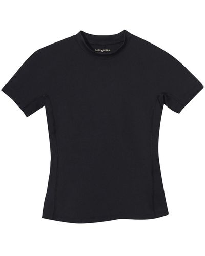 Marc Jacobs Wetsuit T-shirt Met Logoprint - Zwart