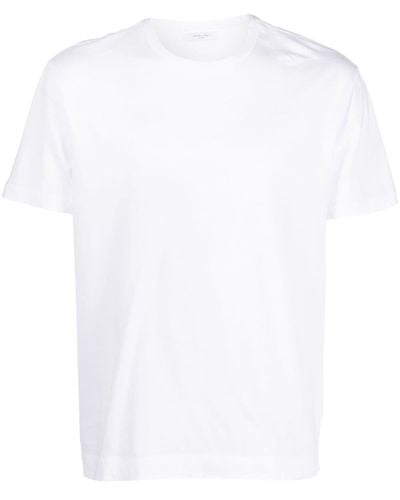 Boglioli T-shirt Met Ronde Hals - Wit