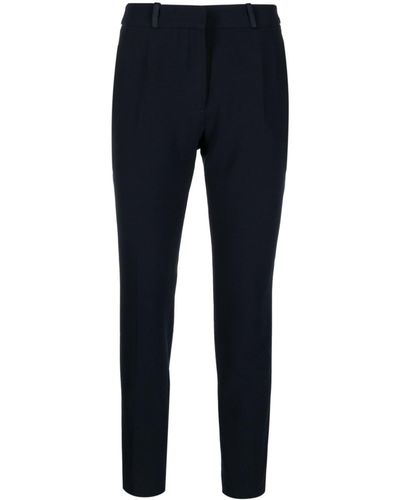 Claudie Pierlot High-waisted Cropped Pants - Blue