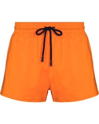 Vilebrequin Drawstring Swim Shorts - Orange