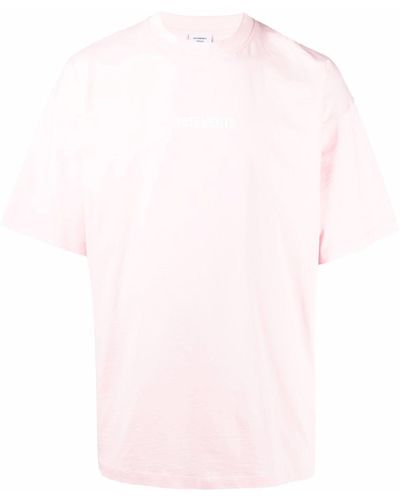 Vetements オーバーサイズ Tシャツ - ピンク