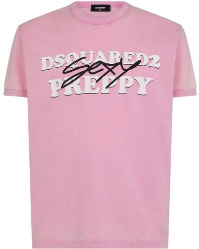 DSquared² ロゴ Tシャツ - ピンク