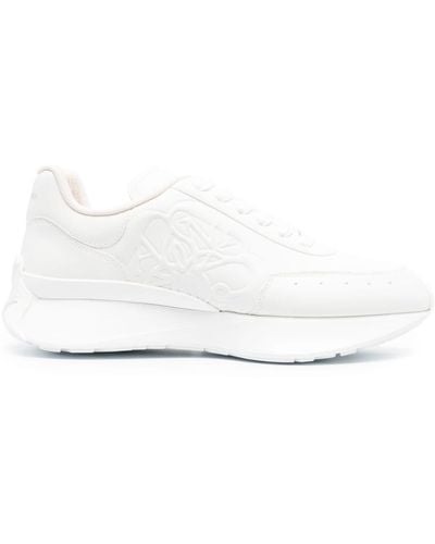 Alexander McQueen Sprinter Runner Sneakers - White