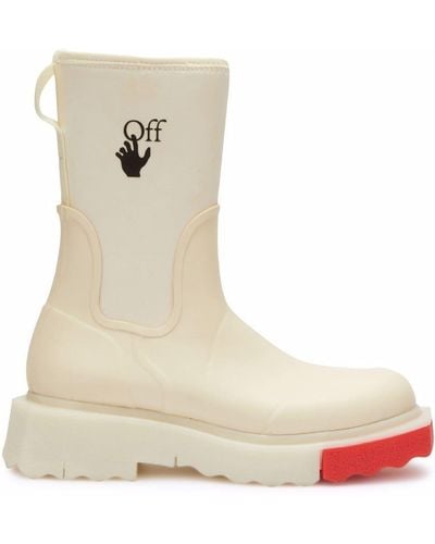 Natural Off-White c/o Virgil Abloh Boots for Women | Lyst