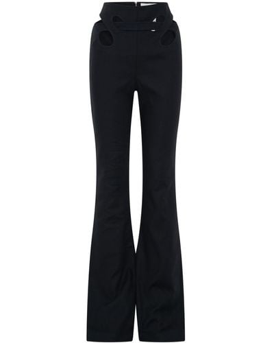 Dion Lee Interloop High-waisted Trousers - Blue