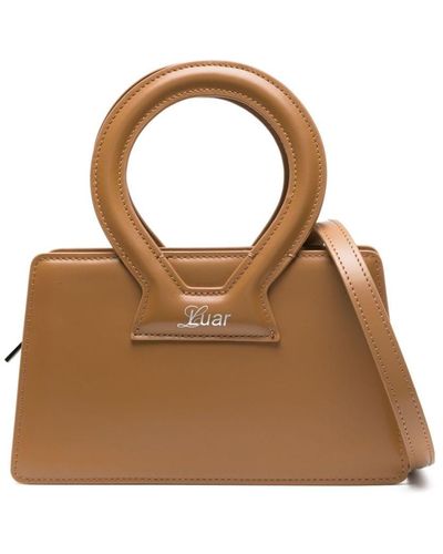 LUAR Small Ana Leather Tote Bag - Brown