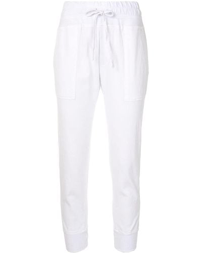 James Perse Jersey-Hose mit lockerem Schnitt - Weiß