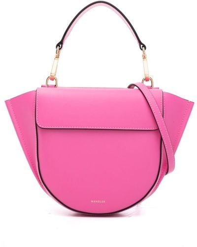 Wandler Mini Hortensia Leather Tote Bag - Pink