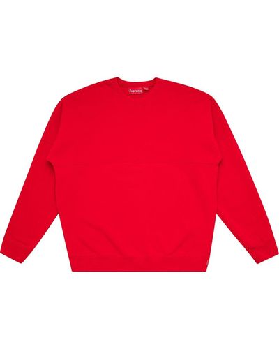 Supreme Stars Sweatshirt mit Rundhalsausschnitt - Rot
