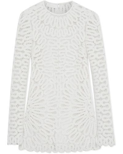 Jonathan Simkhai Mccall Cage Crochet Mini Dress - White