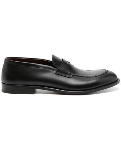 Fratelli Rossetti Penny-slot Leather Loafers - ブラック
