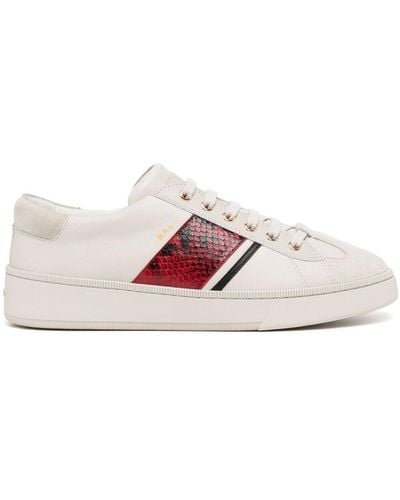 Bally Panelled Low-top Leather Trainers - Pink