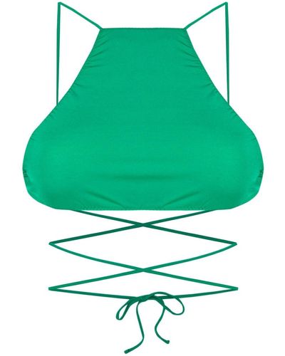 Clube Bossa Square-neck Bikini Top - Green