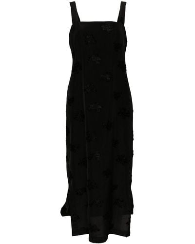 Uma Wang Patterned-jacquard Dress - Black