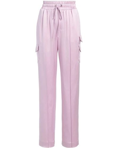 Cinq À Sept Sarie Cargo-pocket Track Trousers - Pink