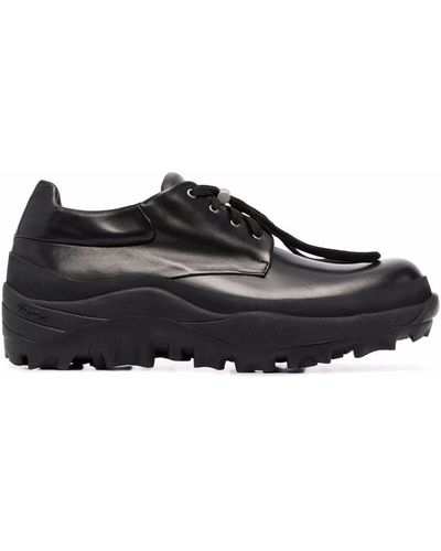 OAMC Claes Leather Derby Shoes - Black