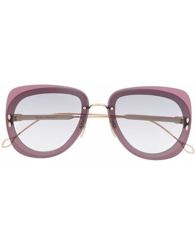Isabel Marant Square Tinted Sunglasses - Multicolor