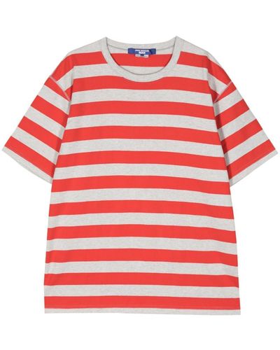 Junya Watanabe Striped Cotton Shirt - Red