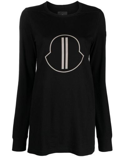 Moncler Level ロゴ Tシャツ - ブラック