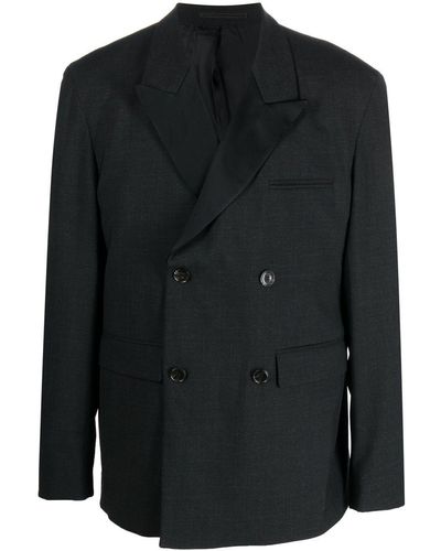 Nanushka Double-breasted Suit Jacket - Black
