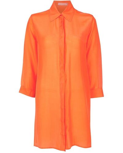 Clube Bossa Sam Long-sleeve Shirt - Orange